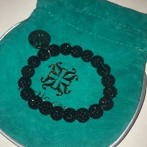 Rustic Cuff Black Bracelet